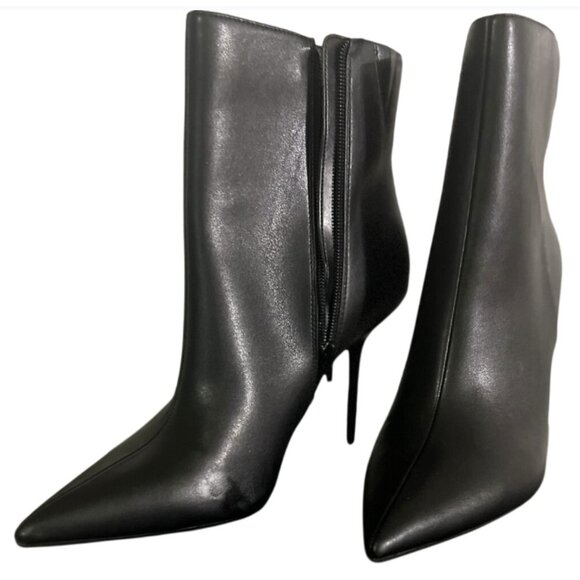 INC Boots Womens Size 10M Hollandop Pointed Toe Stiletto Heel Side Zip Dressy - Picture 2 of 6